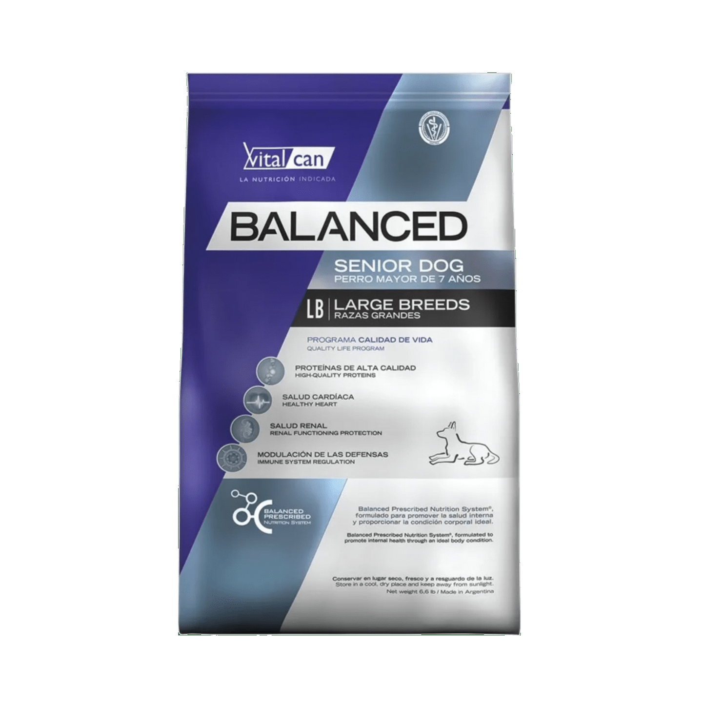Balanced Perro Senior Raza Grande 15 Kg