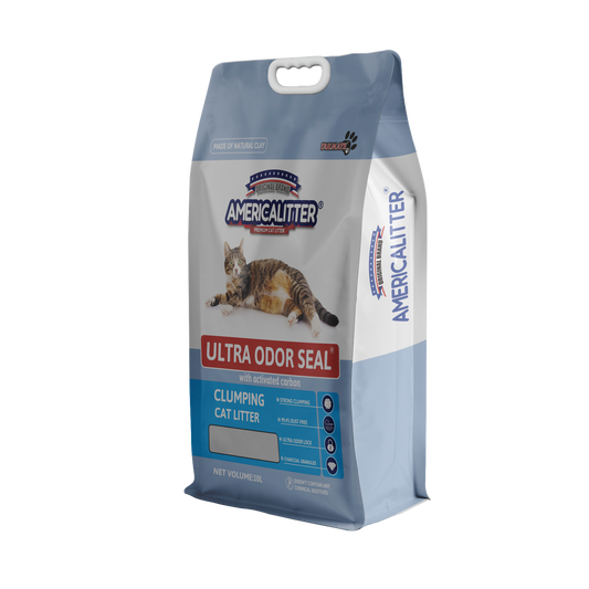 AmericaLitter Arena para Gatos Ultra Odor Seal 15 Kg