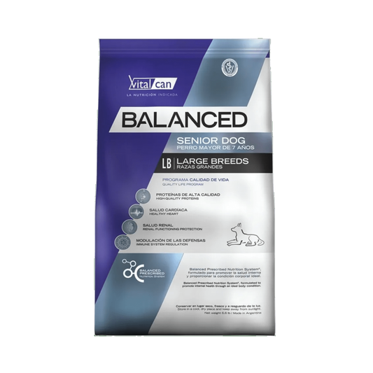 Balanced Perro Senior Raza Grande 15 Kg