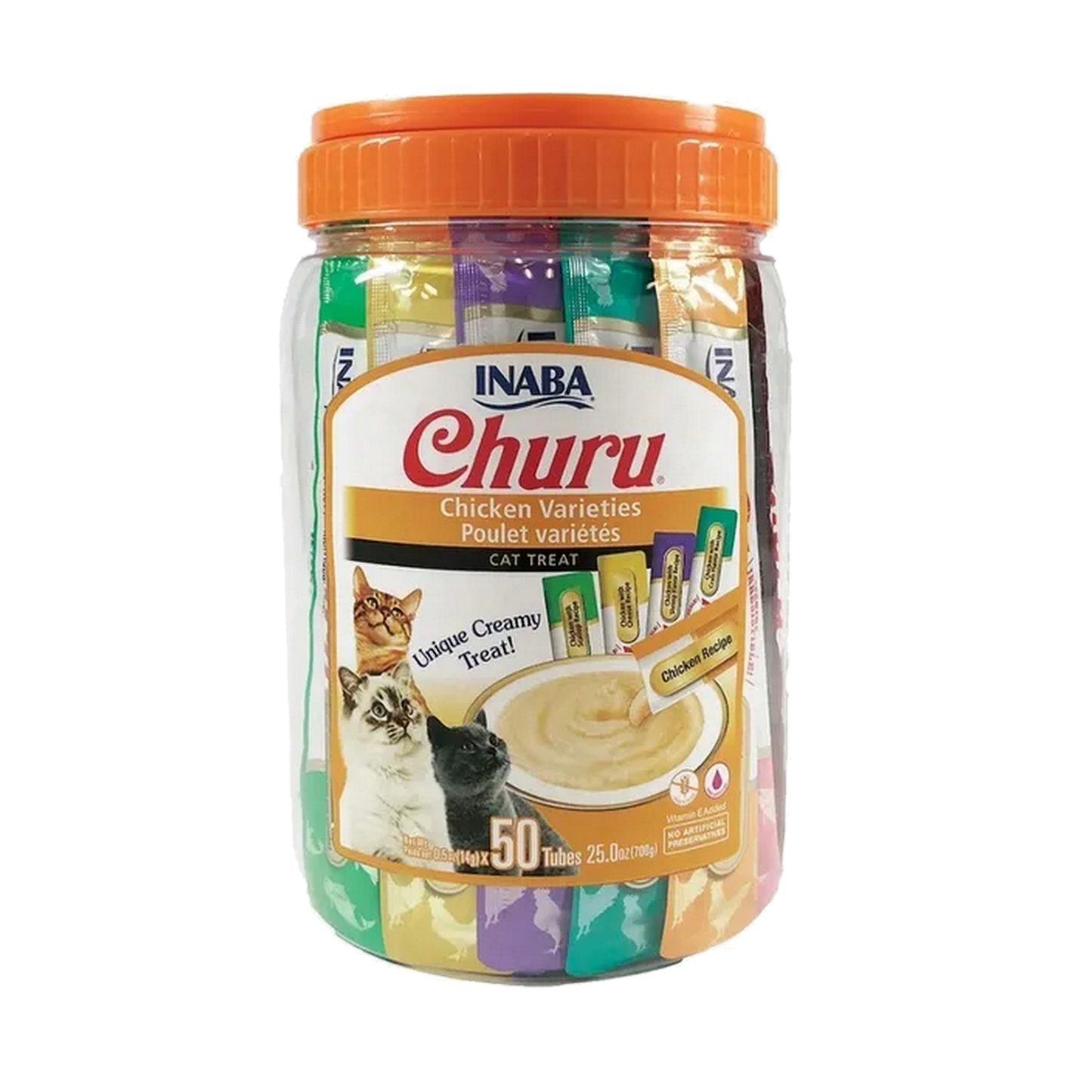 Churu Gato Variedades Pollo 50 Tubos 700 Gr
