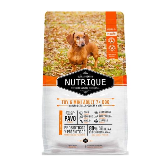 Nutrique Perro Senior 7+ Mini y Pequeño
